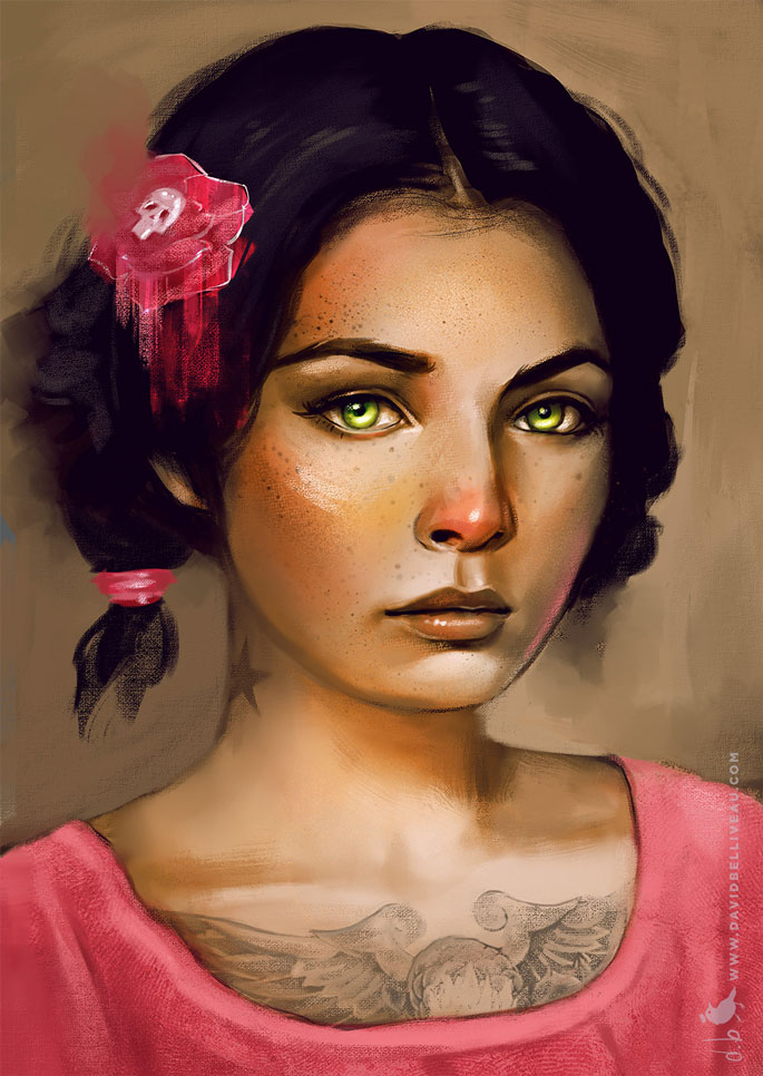 Amazing Portraits Using Traditional Oil Style with Digital 