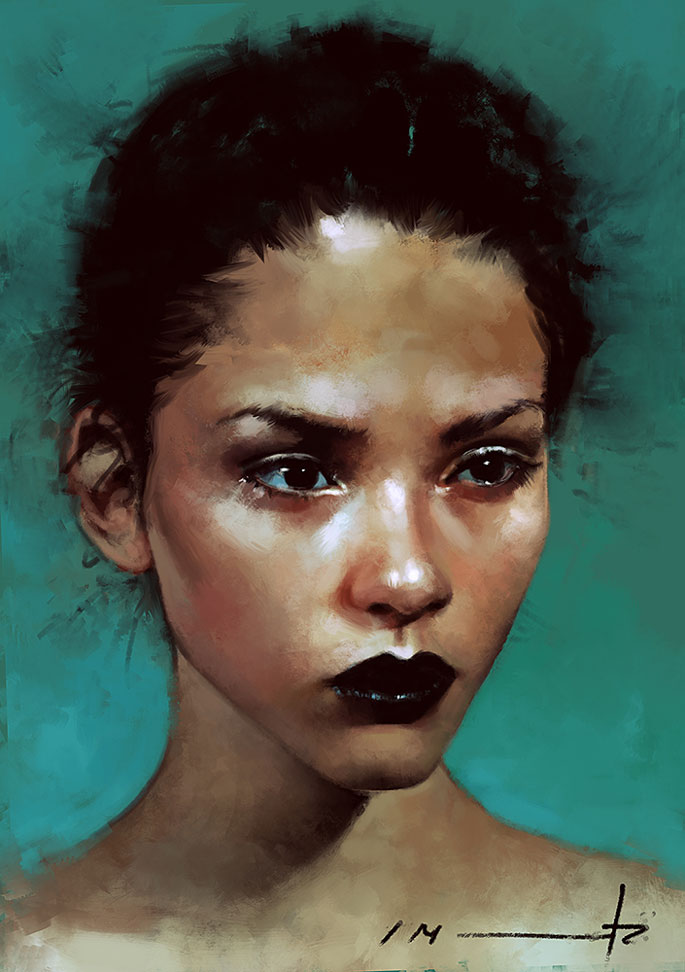 Paintable.cc | 50 Stunning Digital Painting Portraits: Isabella Morawetz