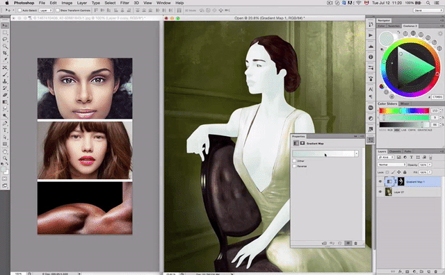 How to Paint ANY Skin Tone in 5 Minutes with Gradient Maps