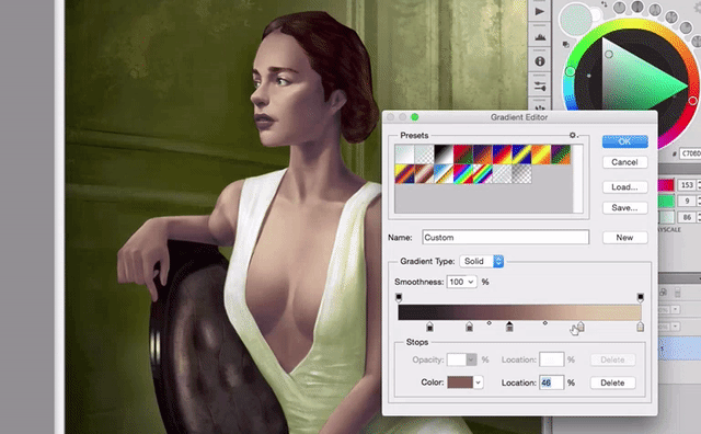 Paint Skin Tones in Photoshop With Gradient Maps Step 07
