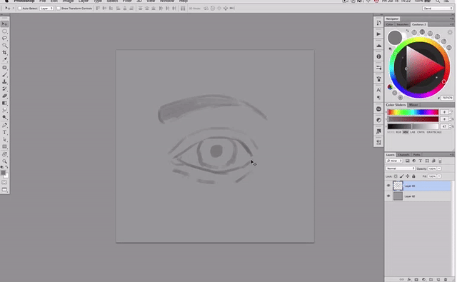 How to Paint Realistic Eyes, Step 02
