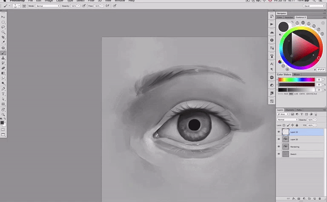 How to Paint Realistic Eyes, Step 10