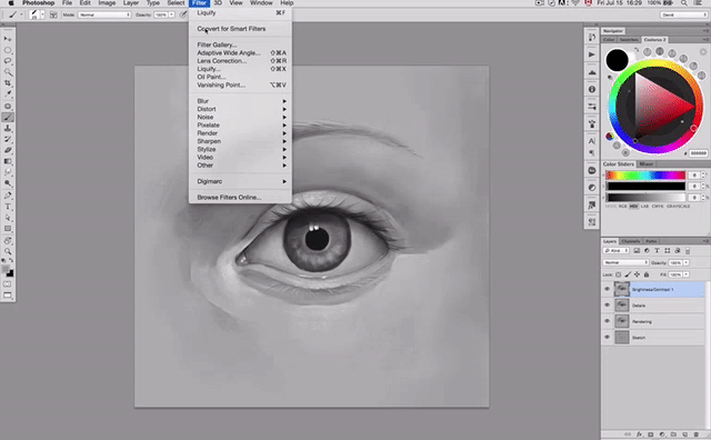 How to Paint Realistic Eyes, Step 15