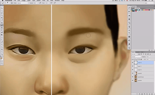 How to Fix 'Blurry' Digital Paintings with Hard and Soft Brushes