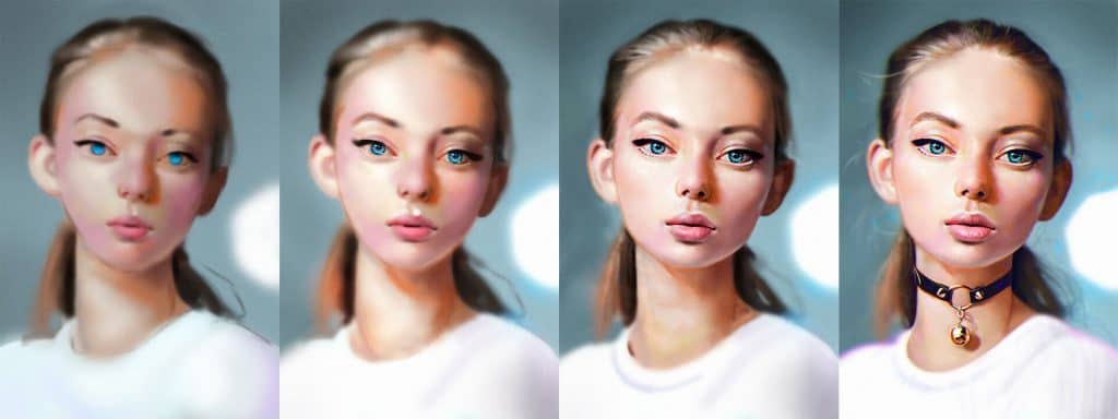 21 Digital Painting Process Pictures Step By Step Paintable