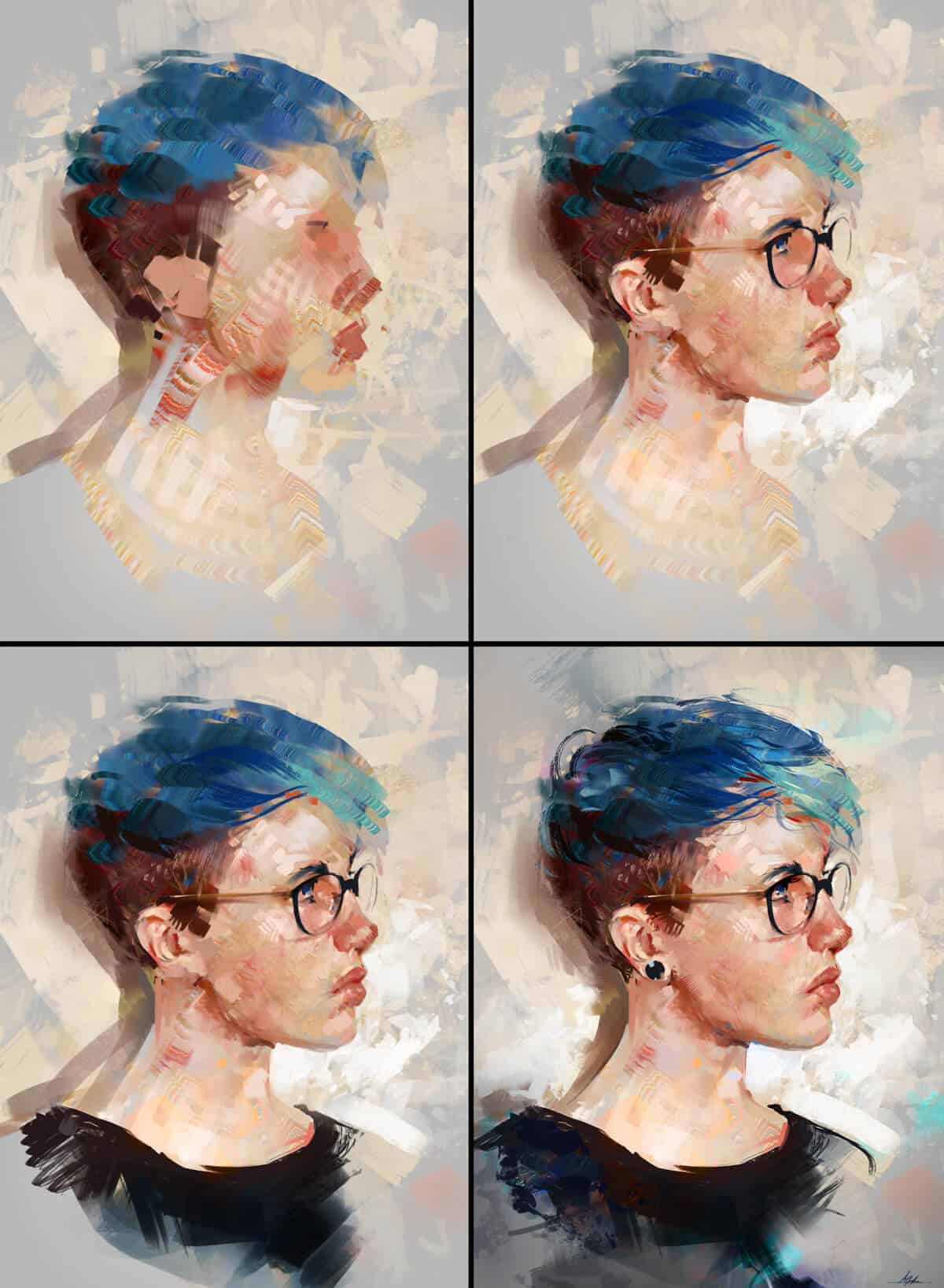 3 SPEEDPAINT DRAWING - Complete digital painting process