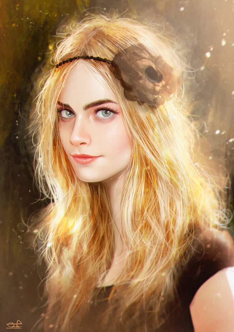 Girl, By Razaras, digital painting, 2020 : r/Art