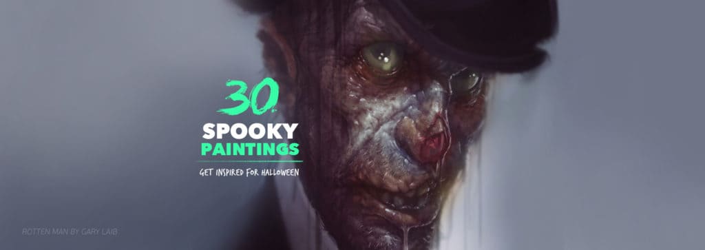 30 Spooky Digital Paintings - Paintable