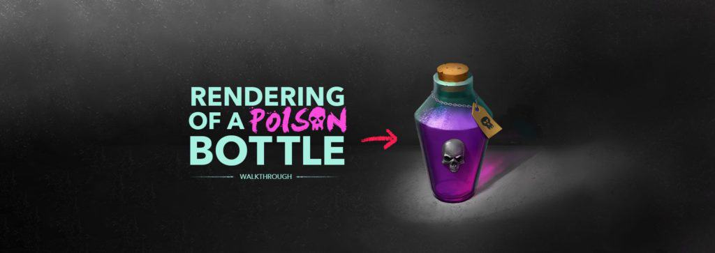 Rendering a Magical Poison Bottle