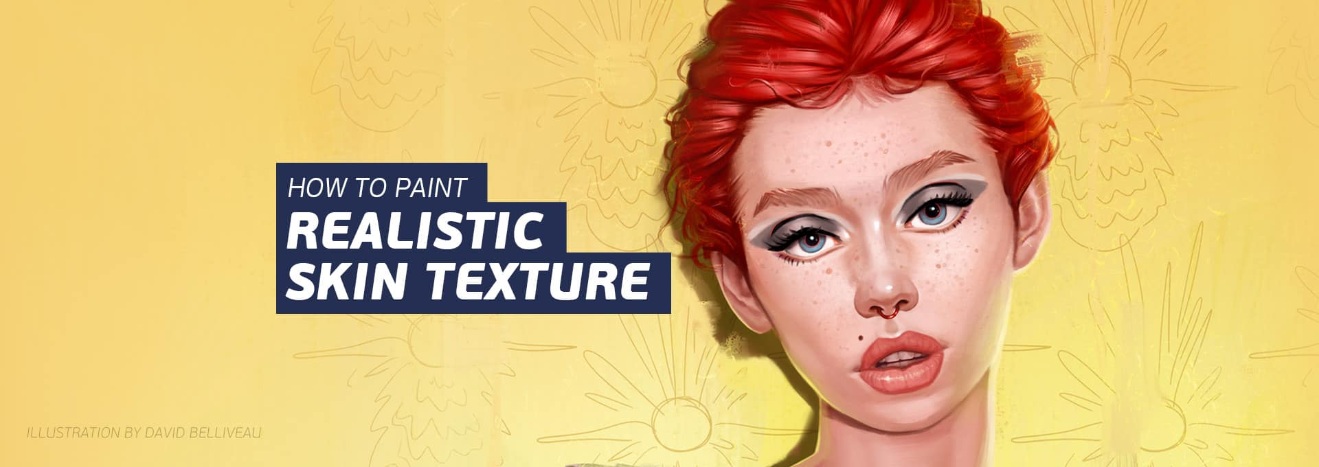 How to paint realistic skin texture