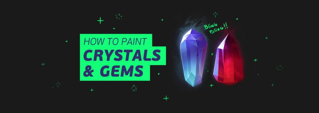 Painting Crystals and Gems