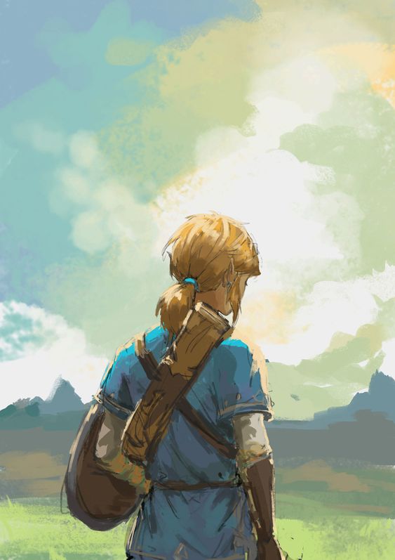 Link from the The Legend of Zelda: The Breath of The Wild | Paintable.cc Digital Painting Inspiration