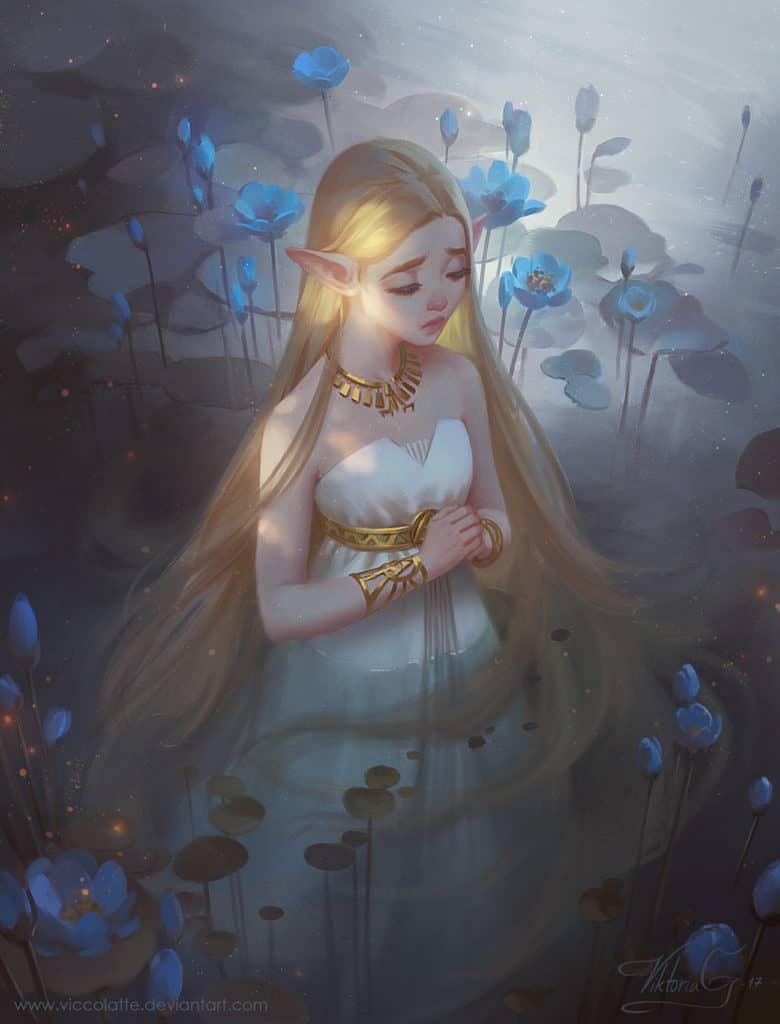 Princess Zelda from the The Legend of Zelda: The Breath of The Wild | Paintable.cc Digital Painting Inspiration