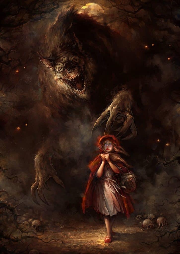 Little Red Riding Hood - Digital Painting Inspiration | Paintable.cc- Blaz Porenta